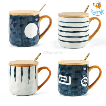 Shibori Printed Ceramic Mug
