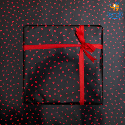 Mini Hearts Gift Wrapping Paper Roll