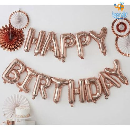 Happy Birthday Foil Balloons