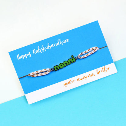 Nonni Mettalic Rakhi