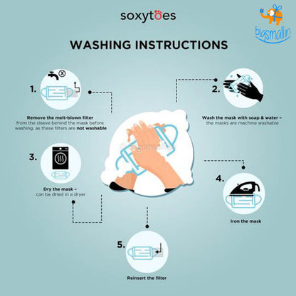 Shatter Print Cotton Mask With Filter